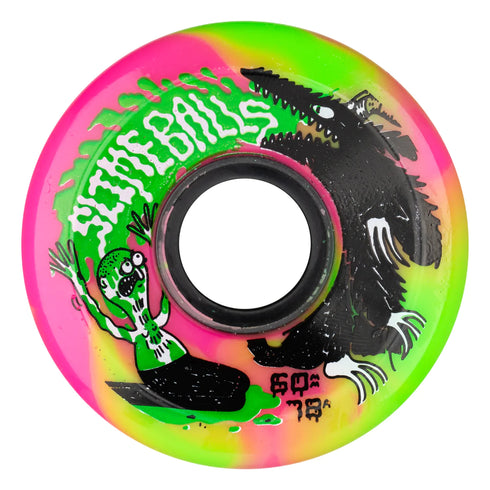 Slime Balls - Jay Howell OG Slime Pink Green Swirl 78a Wheels (60mm)
